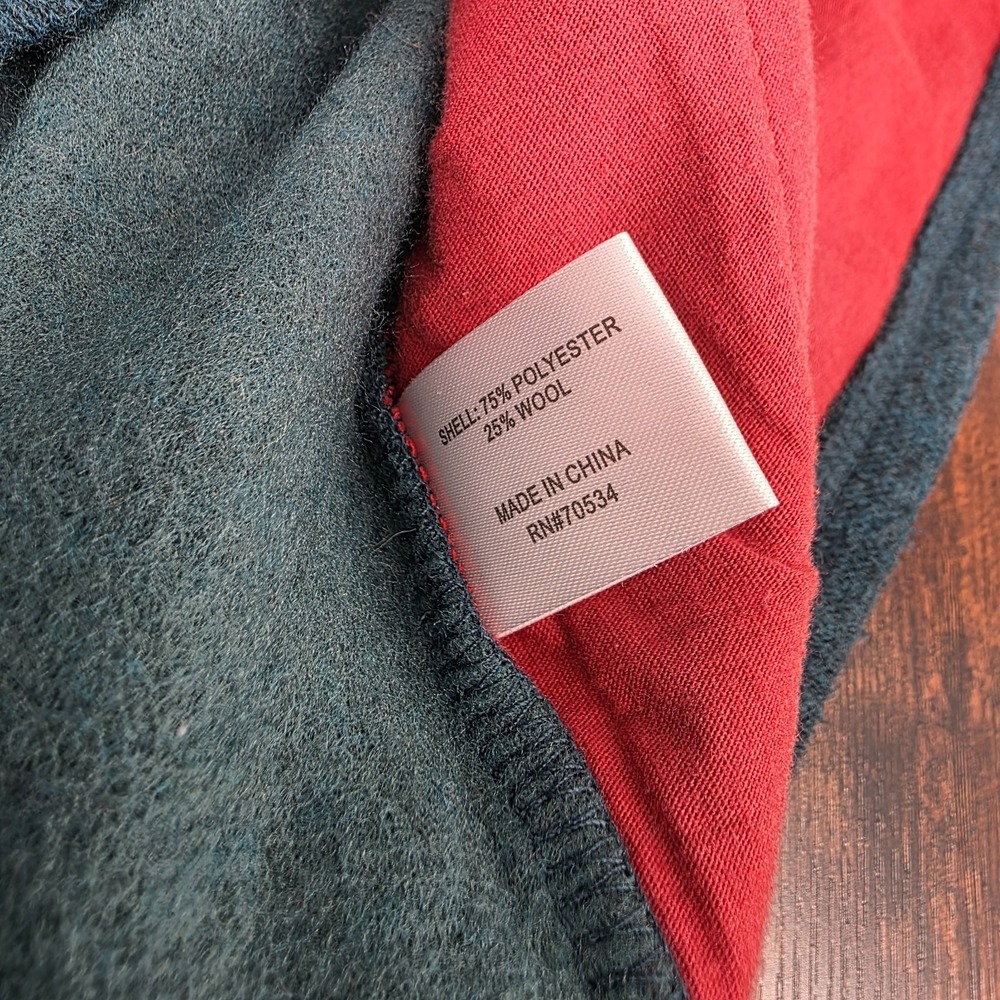 Orvis Wool Blend Vest Blue Aqua Trout Full Zip Pockets Fishing Knit Men's L - Picture 4 of 7